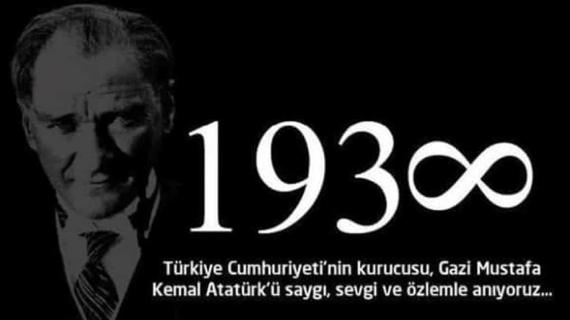 Atatürk'ü Anma Töreni